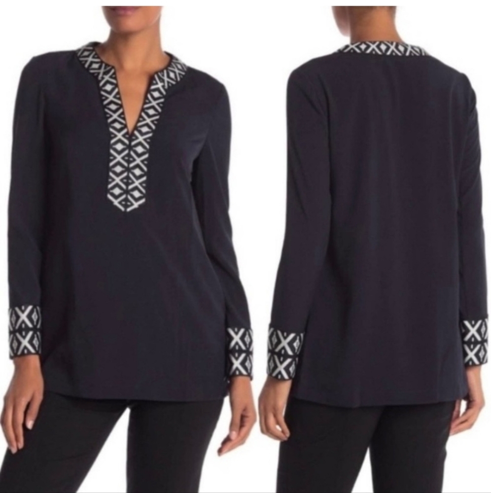 Tory Burch Ariana Embroidered Tunic